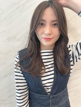 ソワリー 栄(THOiRY) THOiRY【女性らしい柔らかヘア】似合わせ小顔艶髪ゆる巻きロング