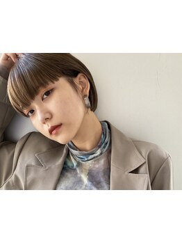 【白子◇360度どこから見ても綺麗なシルエット】頭の形,輪郭を綺麗に見せるカットで理想のショートヘアへ