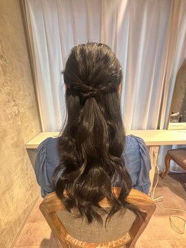 アンドットエス 銀座(and.S) ゆるふわハーフアップアレンジ