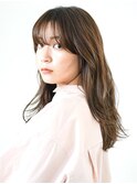 ミディアム・ボブ/絶壁解消/前髪あり/30代/40代/50代