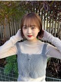 髪質改善＊似合わせカットぷつっとボブ＊美髪【Zina南草津】