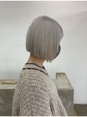 20代/30代/ハイトーン/ブリーチカラー/シルバー/ツヤ髪スタイル