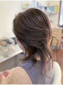 セミロングヘアー