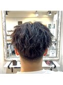【MEN'S HAIR】刈り上げ×ツイストスパイラルパーマ