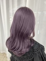 ルノン(LUNON) ホワイトグレージュミニウルフチェリーブラウンデジタルパーマ