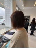 切りっぱなしボブ