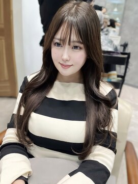 シエテ 津田沼(Siete) ホワイトグレージュ/デジタルパーマ/チェリーブラウン/津田沼