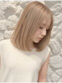 【Moana Lua】#ブリーチ#ケアブリーチ#ミルクティーベージュ