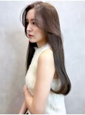 くびれヘア/顔周り/韓国/ボブ/レイヤーカット/前髪/カラー北千住