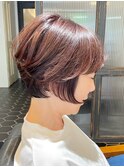 大人女性ショートボブ