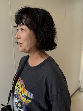 アオトソラ ボブパーマ