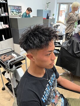 アロー 船橋店(AROH) men's/MEN'S/メンズカット/メンズパーマ/船橋/ピンパーマ