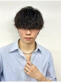 men"s/メンズ/フェザーパーマ/シャドウパーマ/韓国ヘア/マッシュ