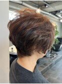 ショートパーマ/ショートボブスタイル