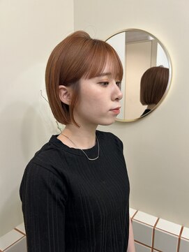 グランドール リュクス(Grandoll Luxe) ダブルカラー／オレンジベージュ