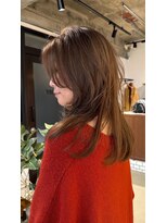 ハー(her)&nbsp;レイヤー×ミルクティーベージュ｜her都立大学