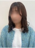 アイロン苦手でもOK♪オイル仕上げで可愛いコテ巻き風パーマ
