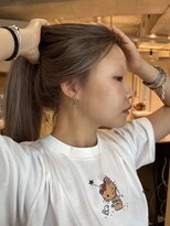 ネロ ヘアサロン 渋谷(NERO HAIR SALON)&nbsp;【加藤木麻彩】ロング　ハイトーンベージュ