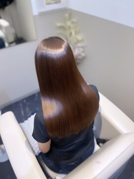 髪質改善/髪質改善カラー/大人ガーリー/ショコラベージュ