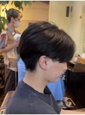 メンズシースルーマッシュ