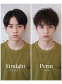 ストレート→パーマ比較 メンズスタイル / メイキー本厚木