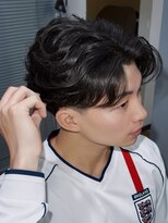 ヘアプレイスソル (HAIR PLACE SoL)&nbsp;メンズカット/センターパート/ナチュラルパーマ