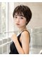 ジャンティ(GENTIL)の写真/【魅力度UP☆春のショートヘア】ピアスが優しく揺れる女性らしい柔らかさと甘さ＆程よい抜け感スタイル◎