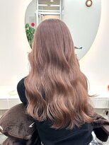 ミラ 新宿(MILA)&nbsp;メルティカラーフェミニンロング似合わせカットハイトーン韓国
