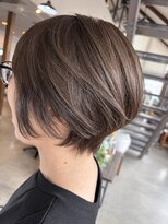 リドル ヘアー 駒生店(Riddle HAIR)&nbsp;暗めでも柔らかい透明感ショートボブ