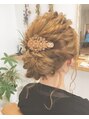 エモーション フォーヘアー(amotion for hair)&nbsp;ゆる可愛いアップスタイル