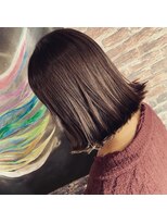 ワントーンヘアー(one tone hair)&nbsp;濡れ感外はねボブ