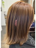 ナチュラルハイライト 担当中嶋【十条 美容室 リコモ】