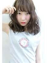 ブラン 梅田(Blanc)&nbsp;【Blanc/梅田】ラフウェーブ＿デジパ＿切りっぱなしボブ