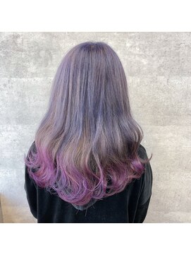 キャラ シャローネ 池袋(Chara Chalone) ラベンダーの裾カラー【岸雄一/池袋/池袋/池袋//池袋】