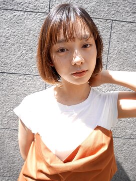 シュシュ(shushu) ツヤ髪くびれショートボブ 【有海一生】/髪質改善/シースルー