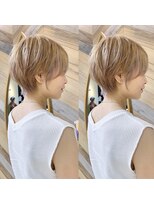 ネオリーブ モカ 川崎チネチッタ店(Neolive mocca)&nbsp;大人美人ショート 大人可愛い 小顔 ハイトーンベージュ 川崎