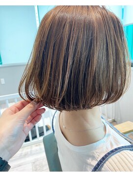 アトリエ タキ(atelier.taki) 大人のミニボブ/オレンジカラー/垂水