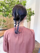 ヘアーアイスカルテット(HAIR ICI QUARTET) パープルカラー　アレンジ