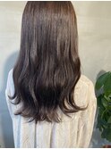 ブリーチなしラベンダーグレージュ