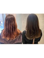 クーラ(Cura)&nbsp;グレージュ軽やかレイヤースタイル