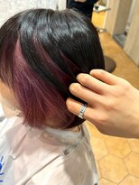 アズールサン 草加西口店(azule-sun) イヤリングカラー　ピンク