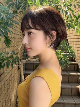 ロビー 表参道(ROBBY) 丸みショート/前上がり/前髪あり/30代・40代