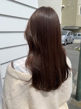 バズ(BUZZ) ロングで重たくならないチェリーピンク！