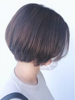 ヘアーサロン モンクール(hairsalon mon'coeur)の写真/【全MENUトリートメント付】あなたの骨格に合わせた似合わせスタイル。軽やかでナチュラルな仕上がりに