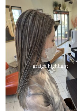 コレットヘア(Colette hair) ☆グレージュ　ハイライト☆