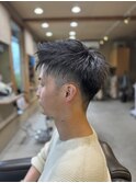 ツーブロックショート