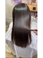 ニコ ヘアリラクゼーション(Nico hair relaxation)&nbsp;20代30代40代シースルーバングヘア×ショコラアッシュ