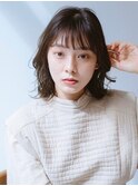 大人可愛いふんわりパーマ
