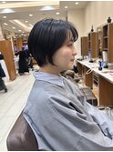 大人ショートボブ/20代30代40代/岡野亘希