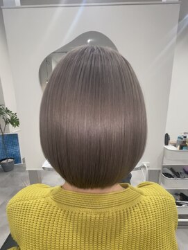 ナッティー(natty) ショートボブ×グレージュ